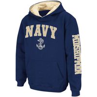 Youth Colosseum Navy Midshipmen 2-Hit Team Pullover Hoodie