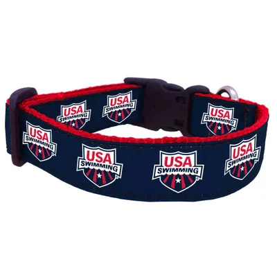 USA Swimming Dog Collar - Navy