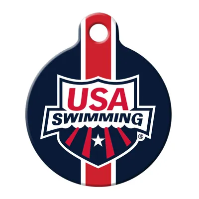 USA Swimming Dog Tag - Navy