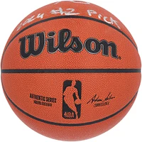 Alexandre Sarr Washington Wizards Autographed Wilson Authentic Series Indoor/Outdoor Basketball with "2024 #2 Pick" Inscription