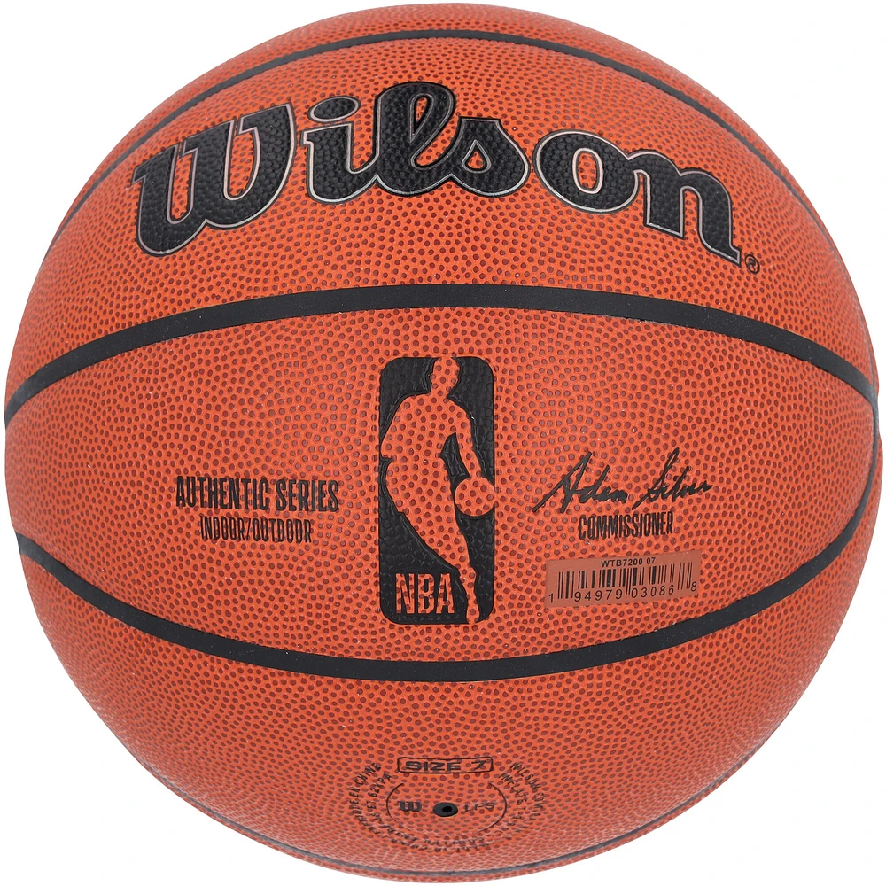 Alexandre Sarr Washington Wizards Autographed Wilson Authentic Series Indoor/Outdoor Basketball with "2024 #2 Pick" Inscription