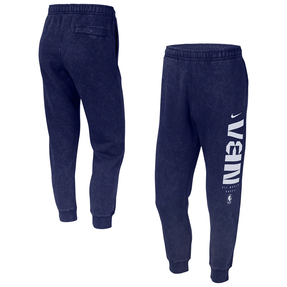 Pantalon de jogging délavé Nike NBA All-World Hoops Club bleu marine pour homme