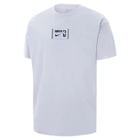 Men's Nike  White NBA All World Hoops Max90 Oversized T-Shirt