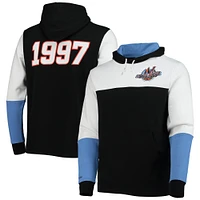 Men's Mitchell & Ness Black NBA Hardwood Classics 1997 All-Star Game Colorblock Fusion Pullover Hoodie