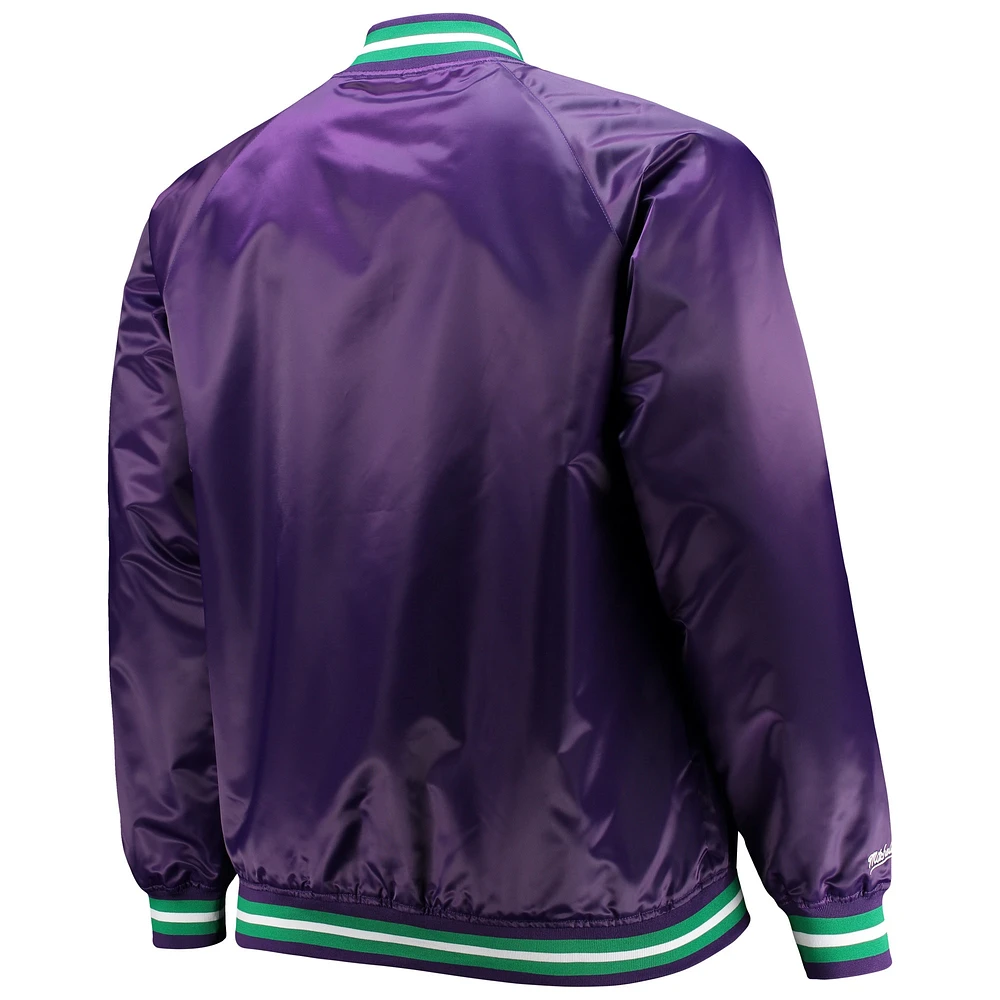 Men's Mitchell & Ness Big Tall NBA All-Star Game Hardwood Classics Satin Full-Snap Jacket