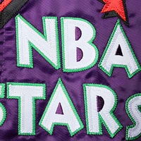 Mitchell & Ness pour homme Big Tall 1995 NBA All-Star Game Hardwood Classics Satin Full-Snap Jacket