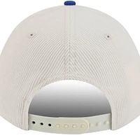 Men's New Era White/Royal 2025 NBA All-Star Game Big Star Corduroy A-Frame 9FORTY Adjustable Hat