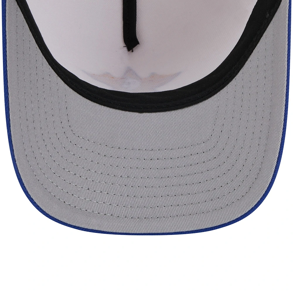 Casquette ajustable en velours côtelé Big Star A-Frame 9FORTY NBA All-Star Game 2025 pour homme New Era blanche/bleu marine