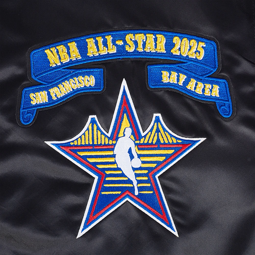 Unisex Pro Standard  Black 2025 NBA All-Star Game Satin Jacket