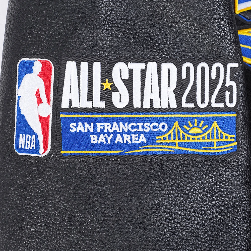 Unisex Pro Standard  Black 2025 NBA All-Star Game Wool Varsity Full-Snap Jacket