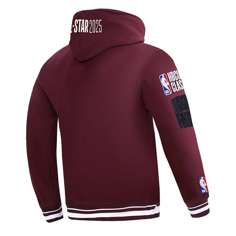 Sweat à capuche unisexe Pro Standard Wine 2025 NBA All-Star Game x HBCU Classic