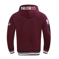 Sweat à capuche unisexe Pro Standard Wine 2025 NBA All-Star Game x HBCU Classic