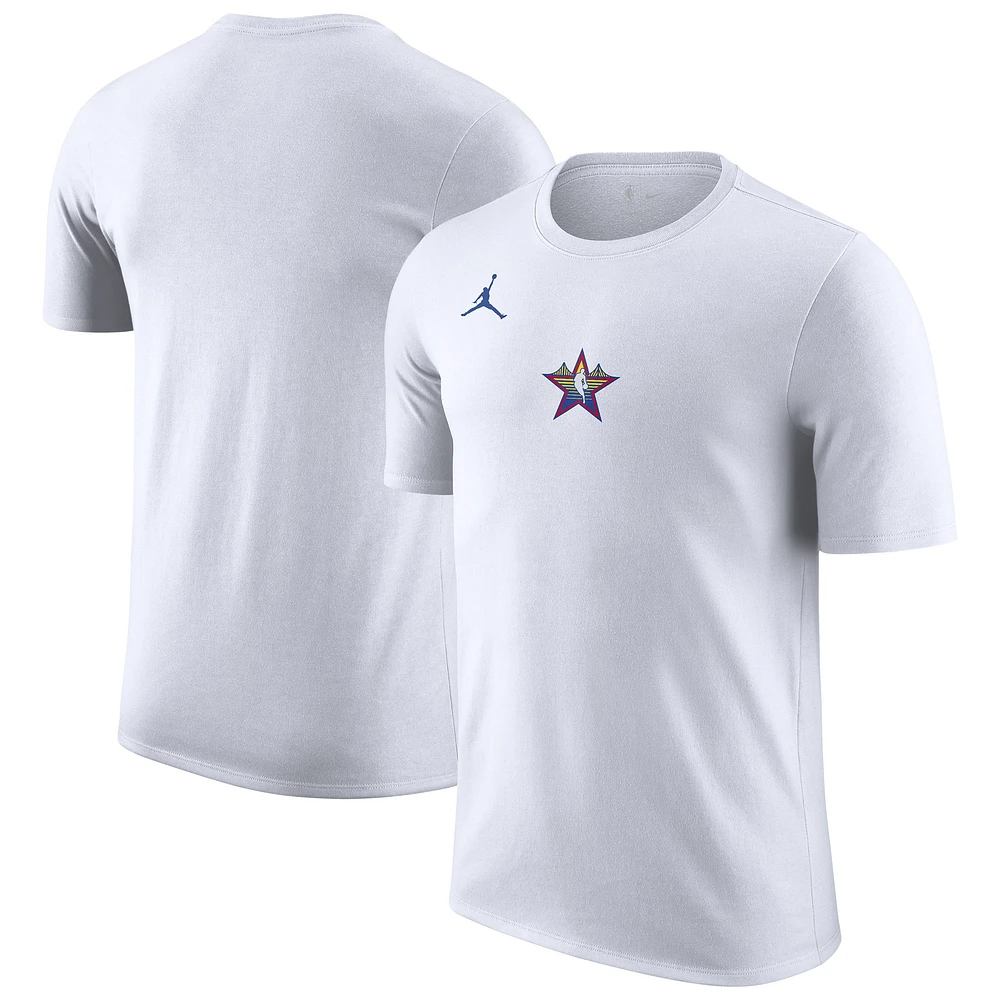 T-shirt de performance unisexe Jordan Brand blanc 2025 NBA All-Star Game Legend