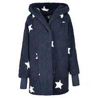Sweat à capuche ouvert unisexe bleu marine NBA All-Star Game 2025