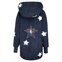 Sweat à capuche ouvert unisexe bleu marine NBA All-Star Game 2025