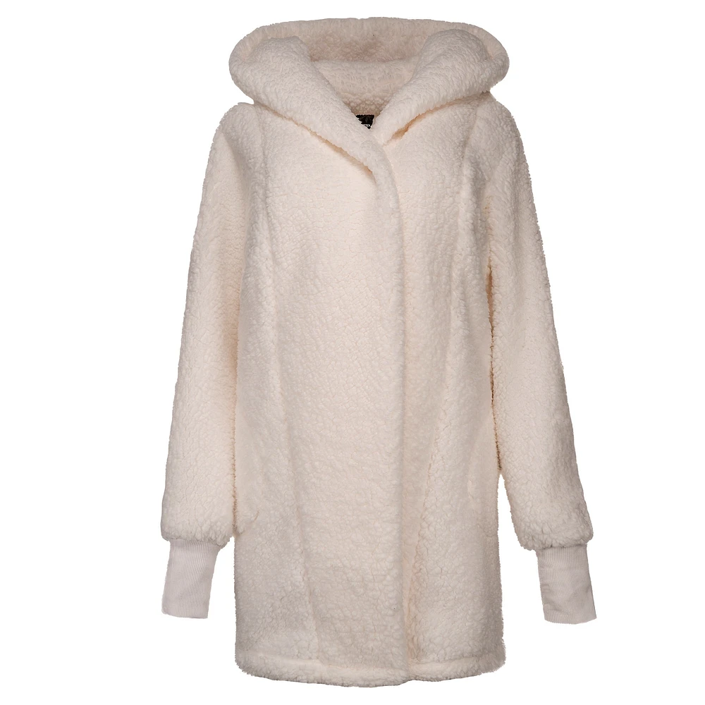 Sweat à capuche ouvert unisexe blanc NBA All-Star Game 2025 Lounger