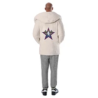 Sweat à capuche ouvert unisexe blanc NBA All-Star Game 2025 Lounger