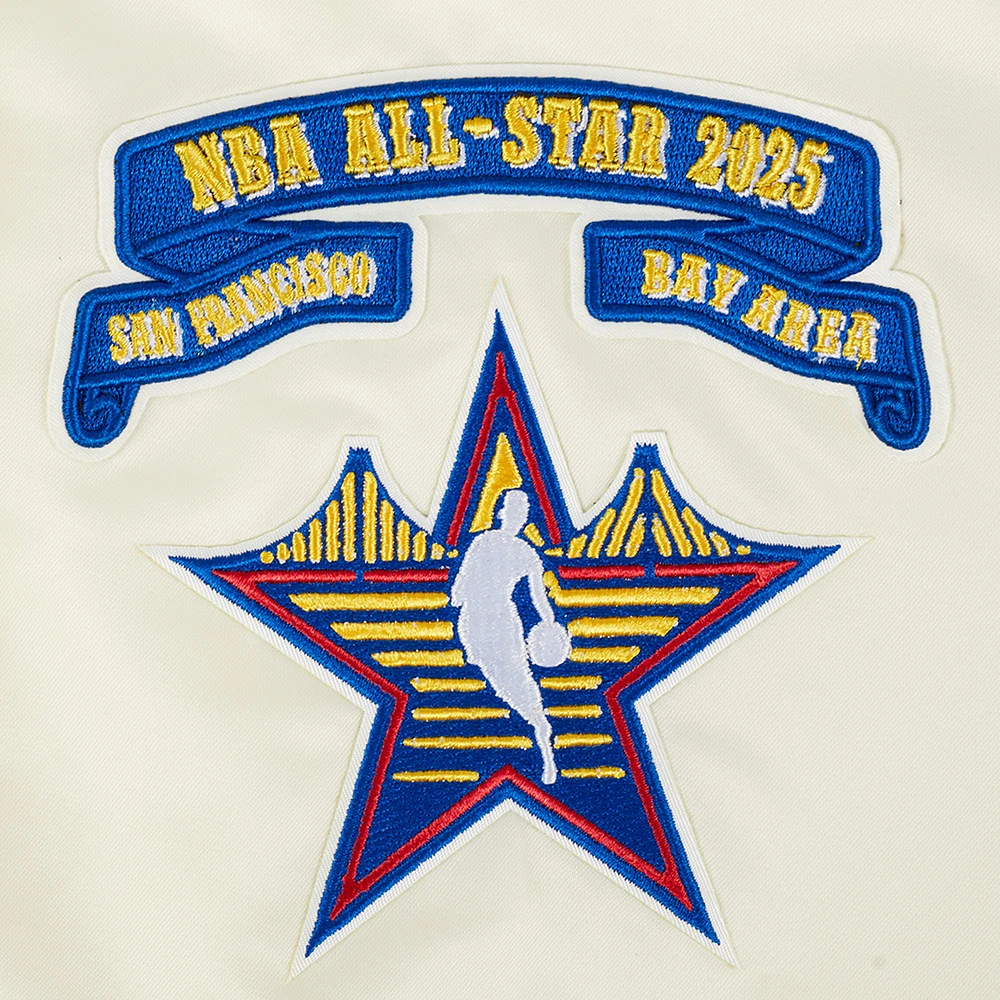 Women's Pro Standard  Cream 2025 NBA All-Star Game Satin Jacket