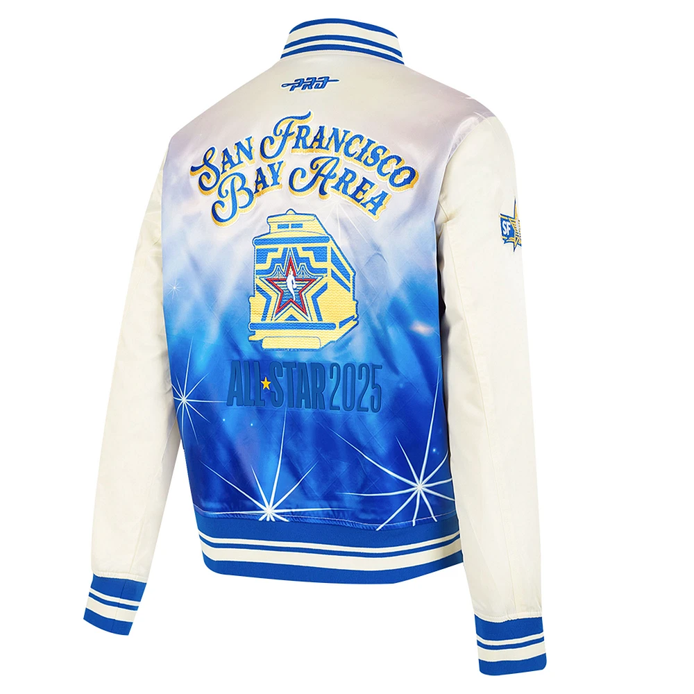 Women's Pro Standard  Cream 2025 NBA All-Star Game Satin Jacket