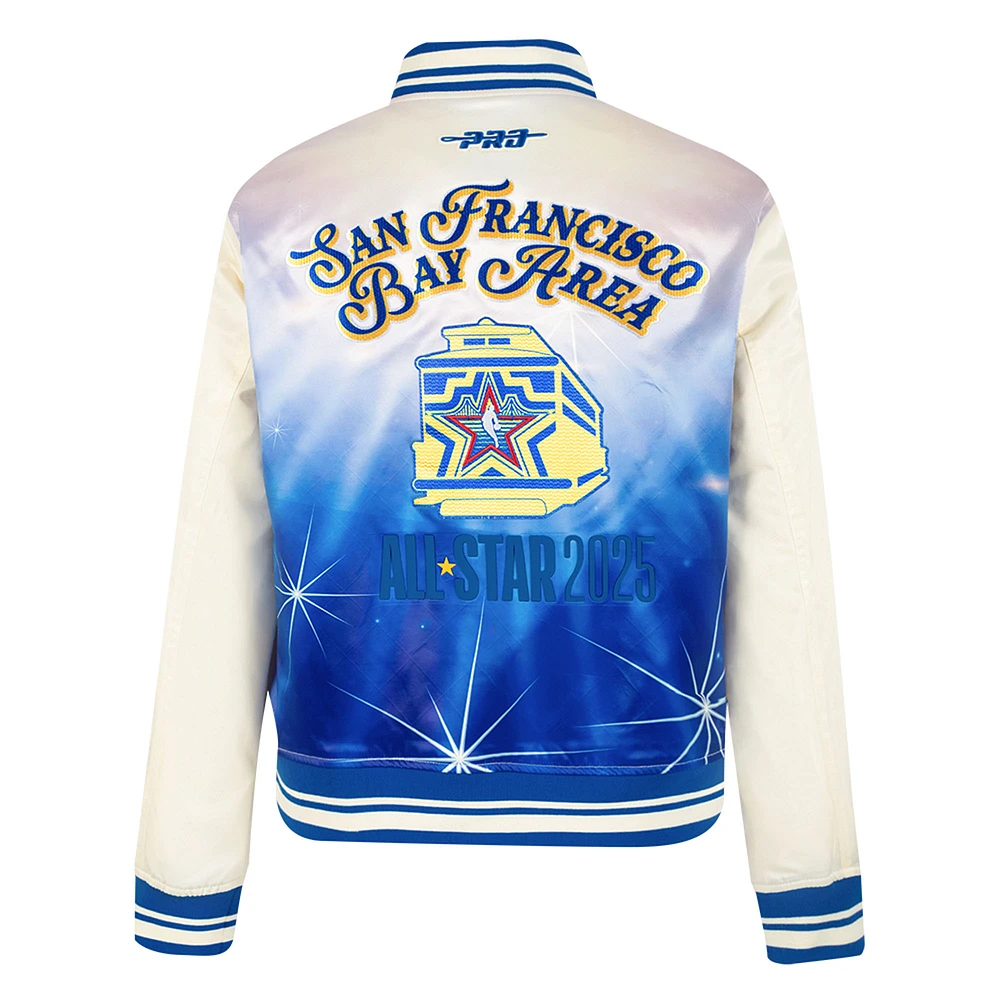 Women's Pro Standard  Cream 2025 NBA All-Star Game Satin Jacket