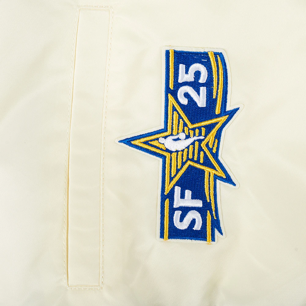 Women's Pro Standard  Cream 2025 NBA All-Star Game Satin Jacket