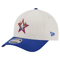 Youth New Era 2025 NBA All-Star Game Cream/Blue Big Star Corduroy 9FORTY Adjustable Hat