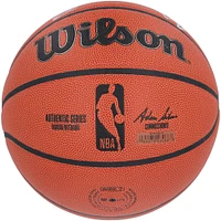 2024 NBA Draft Autographed Wilson Official Game Basketball Featuring Alexandre Sarr, Ron Holland II, Rob Dillingham & Isaiah Collier with "# Pick" Inscriptions - Limited Edition #12/12