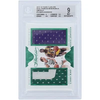 Magic Johnson & Larry Bird 2015-16 Panini Flawless Dual Relic #DD-LBMJ #4/5 BGS 9 cartes authentifiées - Sous-grades 9, 9.5, 8.5, 9.5