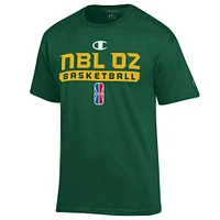 T-shirt unisexe Champion Green NBL Oz Gaming On-Court 2K League Authentic Practice