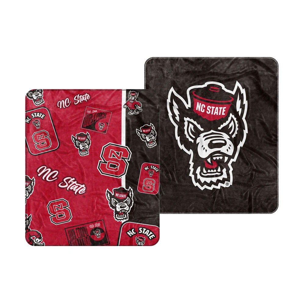 Couverture en tissu Dream Weave 50" x 60" NC State Wolfpack