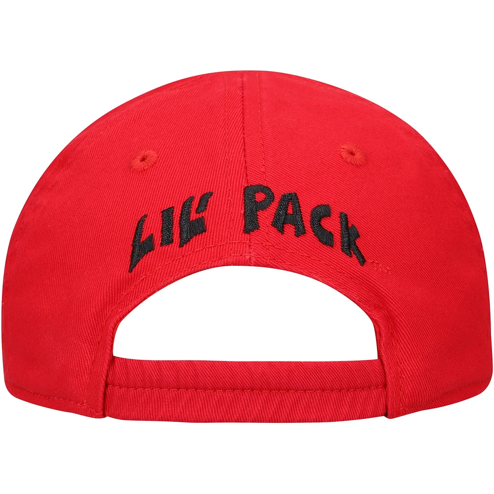 Infant Top of the World  Red NC State Wolfpack Mini Me Flex Hat