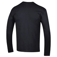 Men's Champion  Black NC State Wolfpack Arch Over Logo Long Sleeve T-Shirt
