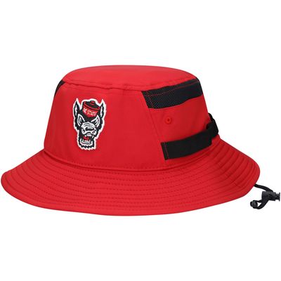 Men's adidas Black Louisville Cardinals 2021 Sideline AEROREADY Bucket Hat