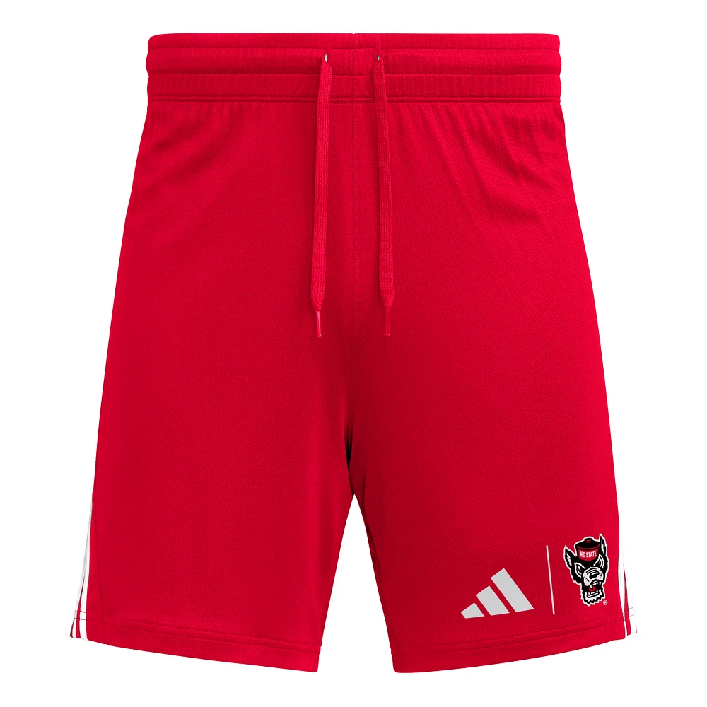 Men's adidas Red NC State Wolfpack AEROREADY 7" Shorts