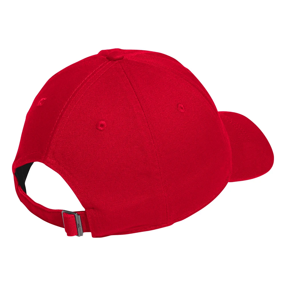 Casquette réglable ample et ajustable pour hommes NC State Wolfpack Locker Room Wordmark rouge