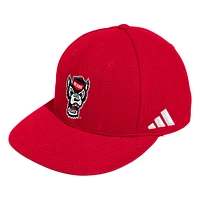 Men's adidas NC State Wolfpack On-Field Baseball Fitted Hat