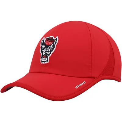 NC State Wolfpack adidas Superlite AEROREADY Adjustable Hat - Red