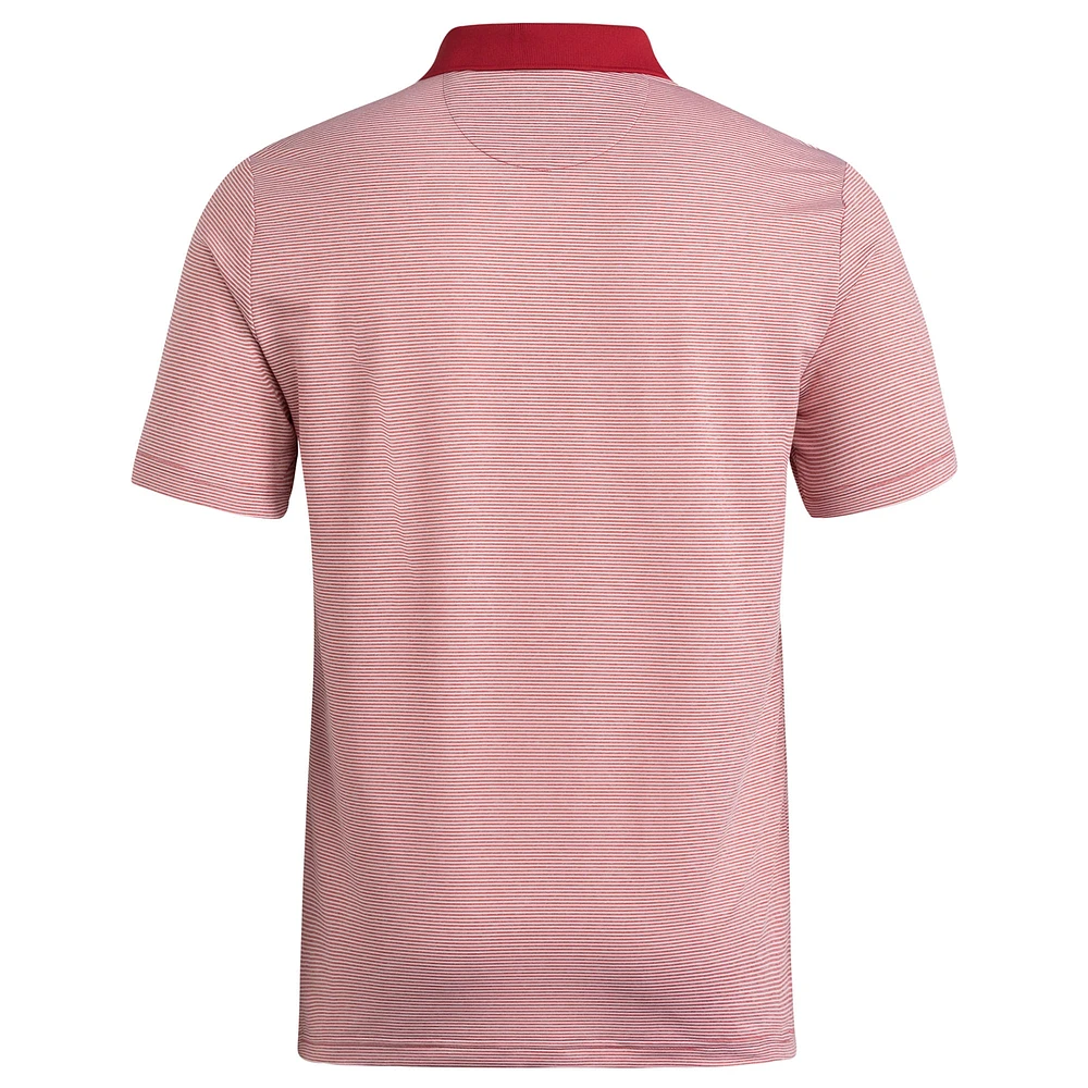 Polo adidas rouge NC State Wolfpack Ultimate 365 pour homme