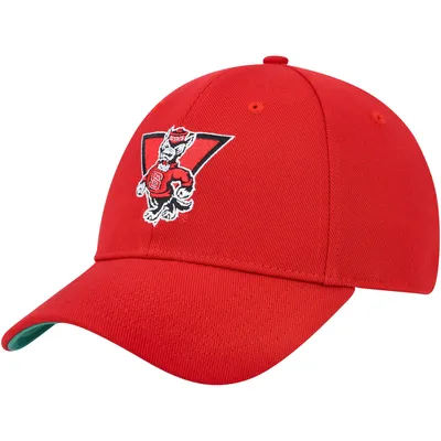 Casquette souple rouge adidas NC State Wolfpack Vault pour homme