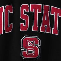 Men's Colosseum NC State Wolfpack Arch & Logo Crew Neck Sweatshirt