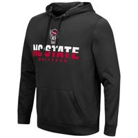 Men's Colosseum Black NC State Wolfpack Lantern Pullover Hoodie