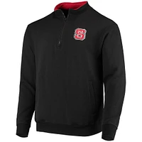 Veste Colosseum Black NC State Wolfpack Tortugas Logo Quarter-Zip pour homme