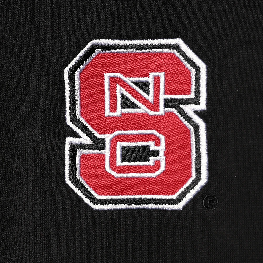 Veste Colosseum Black NC State Wolfpack Tortugas Logo Quarter-Zip pour homme