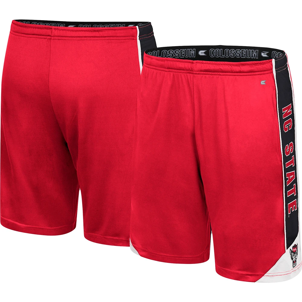 Men's Colosseum Red NC State Wolfpack Haller Shorts