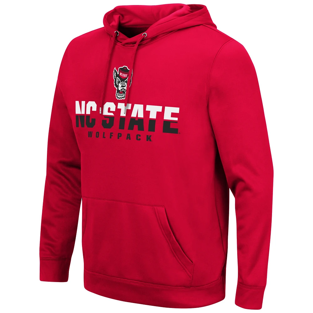 Sweat à capuche Colosseum Red NC State Wolfpack Lantern pour homme