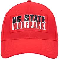 Casquette Colosseum Red NC State Wolfpack Positraction Snapback pour homme