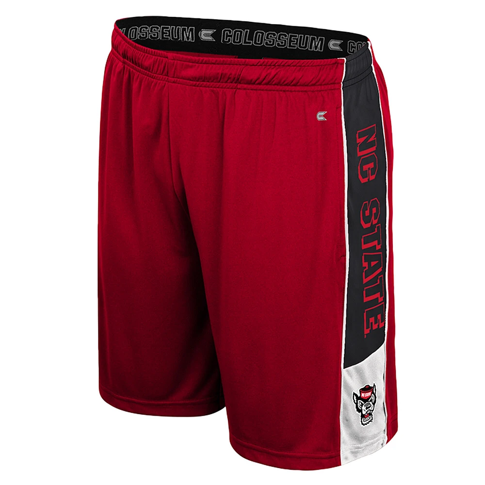 Men's Colosseum Red NC State Wolfpack Quantum Shorts