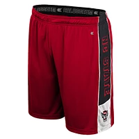Men's Colosseum Red NC State Wolfpack Quantum Shorts