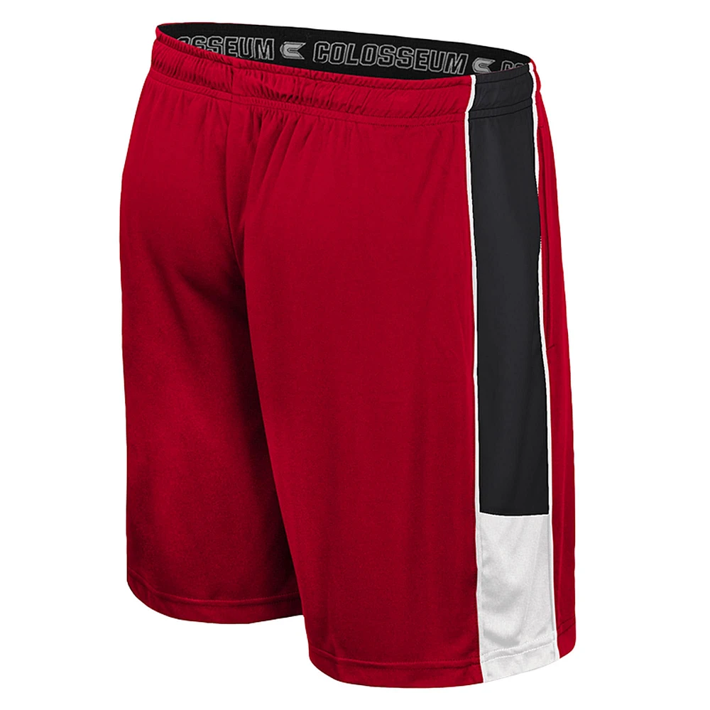 Men's Colosseum Red NC State Wolfpack Quantum Shorts