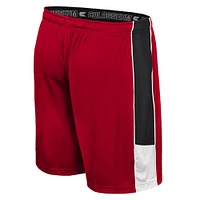 Men's Colosseum Red NC State Wolfpack Quantum Shorts